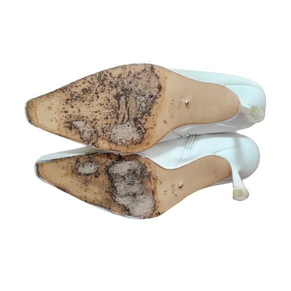 AUTHENTIC Raye Leather Boot in white Size 7.5 - Picture 11 of 13